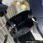 Prada Panier Satin bag with Crystals 1BA373 Black 2024