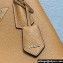 Prada Double leather mini bag 1BG443 Brown 2024