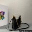 Prada Re-Edition 2005 Leather Shoulder Hobo Bag with Leather shoulder strap 1BH204 black 2024