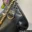Prada Re-Edition 2005 Leather Shoulder Hobo Bag with Leather shoulder strap 1BH204 black 2024