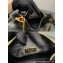 Prada Re-Edition 2005 Leather Shoulder Hobo Bag with Leather shoulder strap 1BH204 black 2024