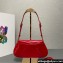 Prada Patent leather shoulder bag 1BD345 Red 2024