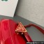 Prada Patent leather shoulder bag 1BD345 Red 2024