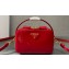 Prada Odette patent leather mini-bag 1BH206 Red 2024