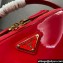 Prada Odette patent leather mini-bag 1BH206 Red 2024