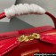 Prada Odette patent leather mini-bag 1BH206 Red 2024