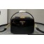 Prada Odette patent leather mini-bag 1BH206 Black 2024