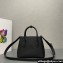Prada Double leather mini bag 1BG443 Black 2024