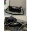 Prada Re-Edition 2002 medium leather shoulder bag 1BC221 Black 2024