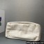 Prada Soft Calfskin Leather Chain Tote Bag 1BA638 White/Gold 2024