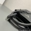 Prada Double leather mini bag 1BG443 Black 2024
