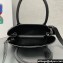 Prada Double leather mini bag 1BG443 Black 2024