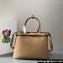 Prada Buckle medium leather handbag with double belt 1BA417 Camel 2024