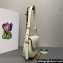 Prada Arqué leather shoulder bag with flap 1BD365 White 2024