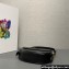 Prada Arqué leather shoulder bag with flap 1BD365 Black 2024