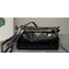 Prada Small leather shoulder bag 1BH215 Black 2024