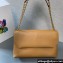Prada Large leather shoulder bag 1BD368 Brown 2024