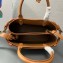 Prada Buckle small leather handbag with double belt 1BA418 Brown 2024