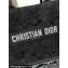 Dior Medium Book Tote Bag in Black D-Lace Butterfly Embroidery with 3D Macramé Effect 2024