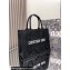 Dior Medium Book Tote Bag in Black D-Lace Butterfly Embroidery with 3D Macramé Effect 2024