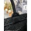 Dior Medium Book Tote Bag in Black D-Lace Butterfly Embroidery with 3D Macramé Effect 2024
