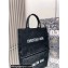 Dior Medium Book Tote Bag in Black D-Lace Butterfly Embroidery 2024