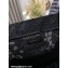 Dior Medium Book Tote Bag in Black D-Lace Butterfly Embroidery 2024