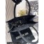 Dior Medium Book Tote Bag in Black D-Lace Butterfly Embroidery 2024