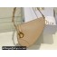 Dior Saddle Shoulder Pouch Bag in Beige Goatskin 2024