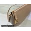 Dior Saddle Shoulder Pouch Bag in Beige Goatskin 2024