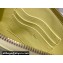 Dior Saddle Shoulder Pouch Bag in Yellow Goatskin 2024