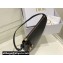 Dior Saddle Shoulder Pouch Bag in Black Goatskin 2024