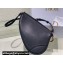Dior Saddle Shoulder Pouch Bag in Black Goatskin 2024