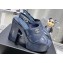 Chanel Patent Crumpled Lambskin Platform Sandals G45016 Blue 2024