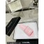 Chanel CC Logo Fabric Flat Mules Pink 2024