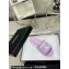 Chanel CC Logo Fabric Flat Mules Purple 2024