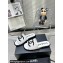 Chanel CC Logo Fabric Flat Mules White 2024