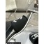 Chanel CC Logo Fabric Heel Mules Black 2024