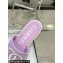 Chanel CC Logo Fabric Heel Mules Purple 2024