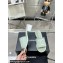 Chanel CC Logo Fabric Heel Mules Green 2024