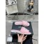 Chanel Logo Fabric Flat Mules Pink 2024