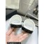 Chanel Logo Fabric Flat Mules White 2024