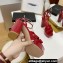 Cheap Sale Saint Laurent Platform Tribute Sandals Patent Red