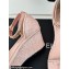 Chanel Crystal Bow Wedge Sandals Glitter Pink 2024