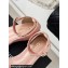 Chanel Crystal Bow Wedge Sandals Glitter Pink 2024