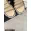 Chanel Calfskin Strass Heel tubular Wedge Sandals Beige 2024