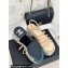 Chanel Calfskin Strass Heel tubular Wedge Sandals Beige 2024