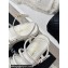 Chanel Calfskin tubular Wedge Sandals White 2024