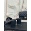 Chanel Heel 6.5cm Lambskin Mules with Camellia G45499 Black 2024