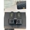Chanel Heel 1.5cm Lambskin Mules with Camellia G45499 Black 2024